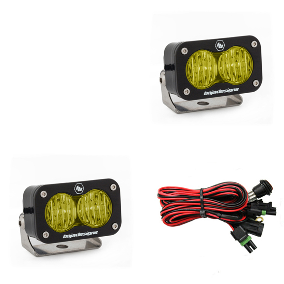 S2 Pro, Pair Wide Cornering, LED, Amber