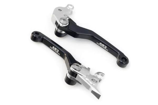 SWM RS 300 R RS 500 R 2016-2020 AS3 FRONT BRAKE & CLUTCH FLEXI LEVERS BLACK