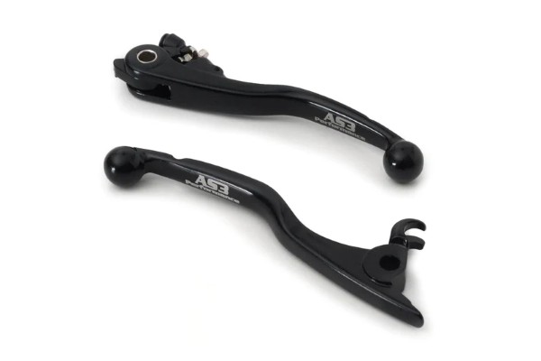 HUSABERG TE 125 2012-2013 FE 390 2010-2012 FE 450 570 2009-2012 AS3 FORGED FRONT BRAKE & CLUTCH LEVERS BLACK