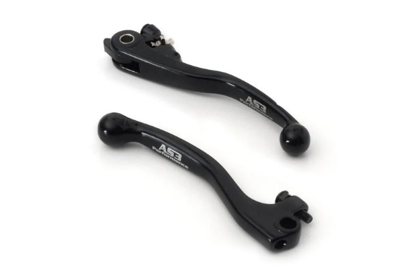 RIEJU MR 300 2021 AS3 PERFORMANCE FORGED FRONT BRAKE & CLUTCH LEVERS BLACK