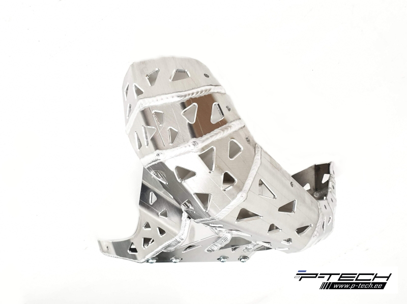 Skid plate with exhaust pipe guard for Beta RR200 2019