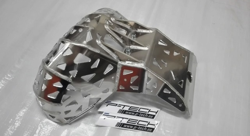 Skid plate with exhaust pipe guard for Beta 2013-2019