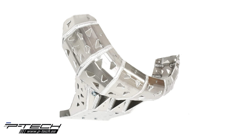 Skid plate with exhaust guard for KTM EXCXC-W, Husqvarna TCTX 250, 300 2024