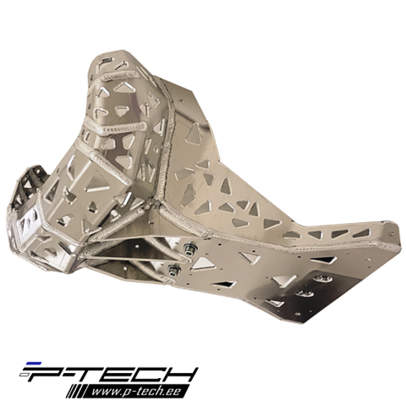 Skid plate with exhaust pipe guard for Rieju 250, 300