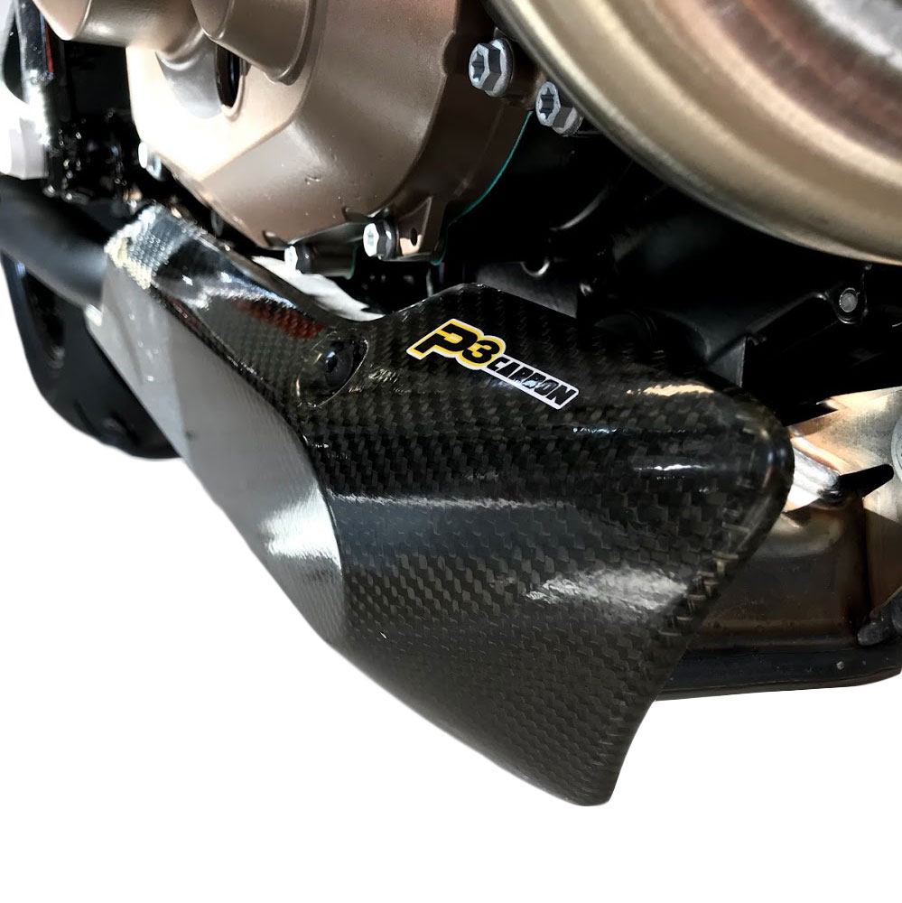 P3 Carbon Exhaust Covers Husqvarna Savartpilen & Vitpilen 701 2018 &#8211; 2020