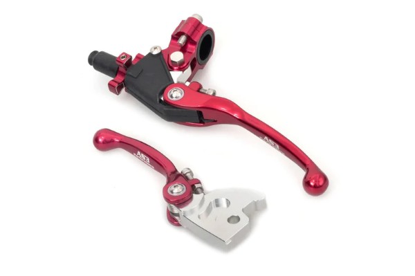 YAMAHA YFM 350 660 RAPTOR YFZ 450 BANSHEE BLASTER FRONT BRAKE AND CLUTCH LEVERS RED