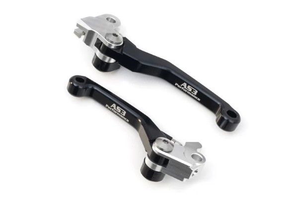 HONDA CR 125 250 2004-2008 CRF 250 450 R 2004-2006 CRF 250 450 X 2004-2018 FRONT BRAKE & CLUTCH FLEXI PIVOT LEVERS BLACK