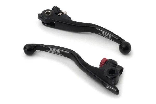 HUSABERG TE 125 2014 AS3 FRONT BRAKE & CLUTCH LEVERS SET BLACK