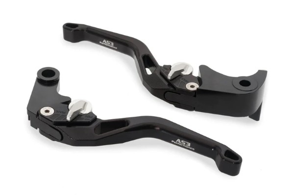 BMW S 1000 R 2014 RR 2010-2014 AS3 ADJUSTABLE FRONT BRAKE CLUTCH LEVERS SHORT BLACK