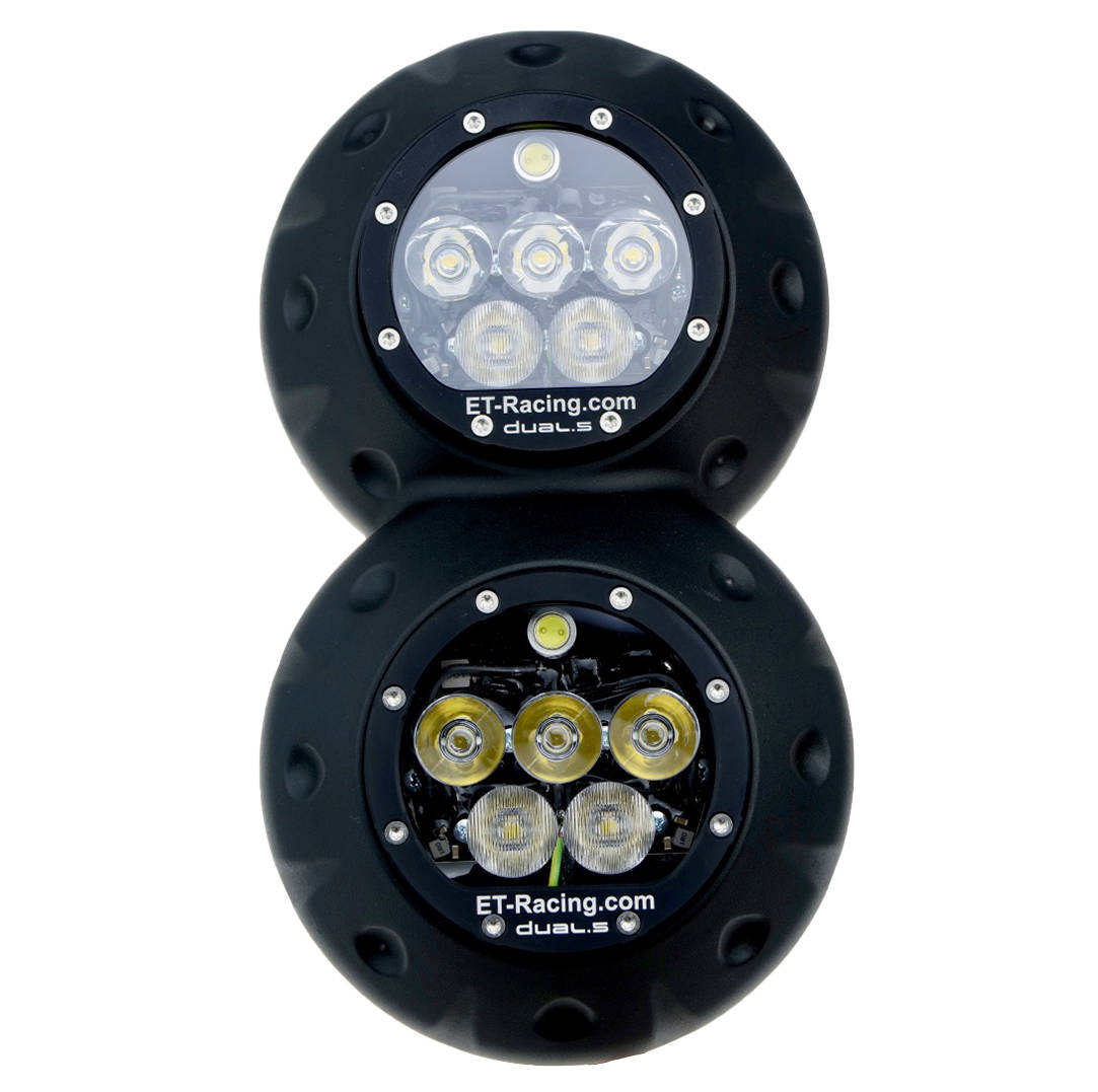 y AJPzSet 2 x Led Lamp Dual.5 AJP PR7 Black Edition