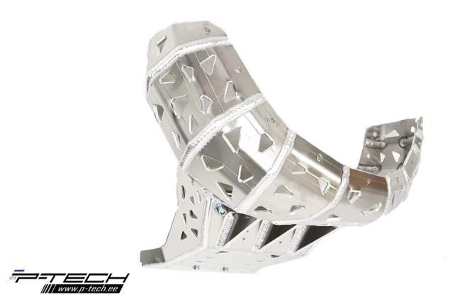 Skid plate with exhaust guard for KTM, Husqvarna 250, 300 2020-2023 and Gasgas 250, 300 2021-2023